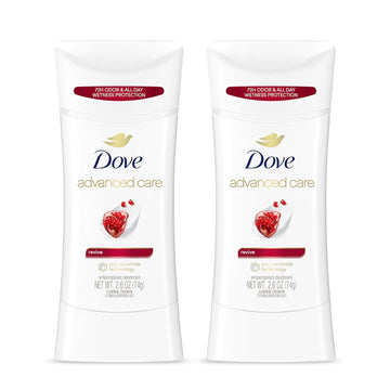 Dove Advanced Care Antiperspirant Deodorant Stick For Women Revive For 48 Hour Protection And Soft And Comfortable Underarms 2.6 Oz, 2 Count