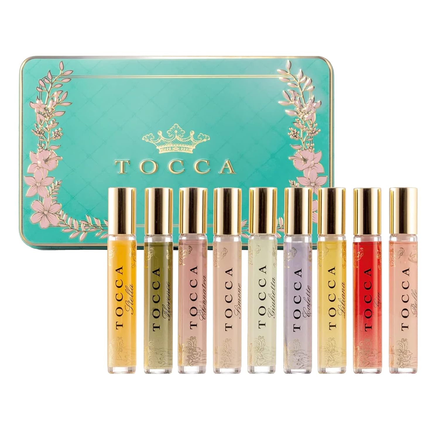 Tocca Wonders Mini Women'S Perfume Deluxe Set Of 6 - Includes Florence, Cleopatra, Stella, Giulietta, Colette And Lucia, 0.17 Fl Oz (5Ml) Each