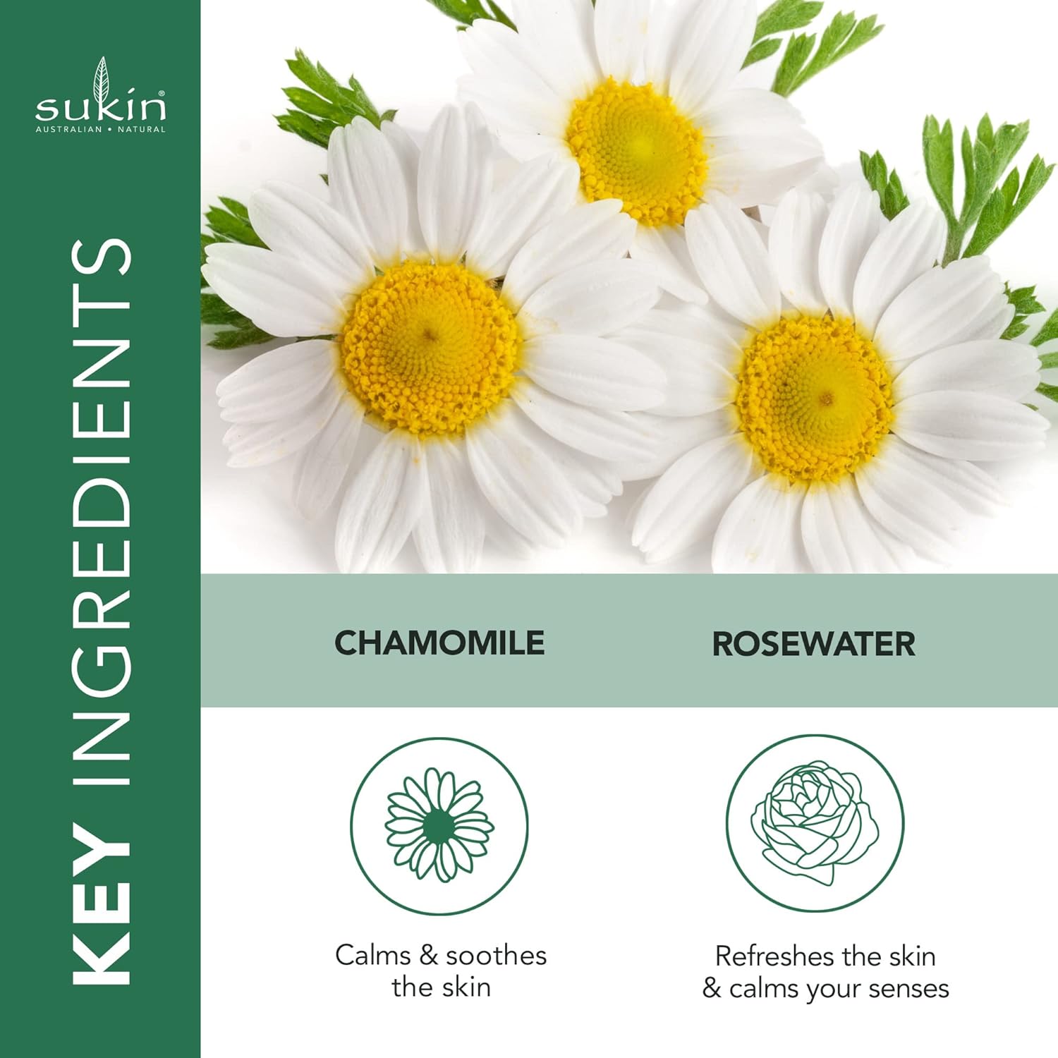 Sukin Signature Hydrating Mist Toner 125ml - alcohol free with Chamomile & Rosewater, cruelty free & vegan friendly - soothes, purifies & cools tired skin. : Amazon.co.uk: Beauty