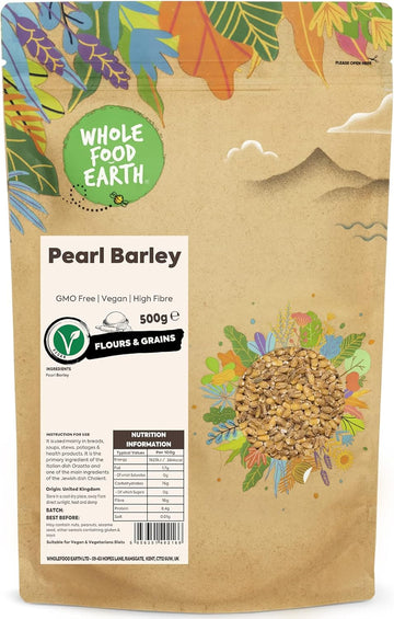 Wholefood Earth Pearl Barley 3 Kg | Gmo Free | High Fibre