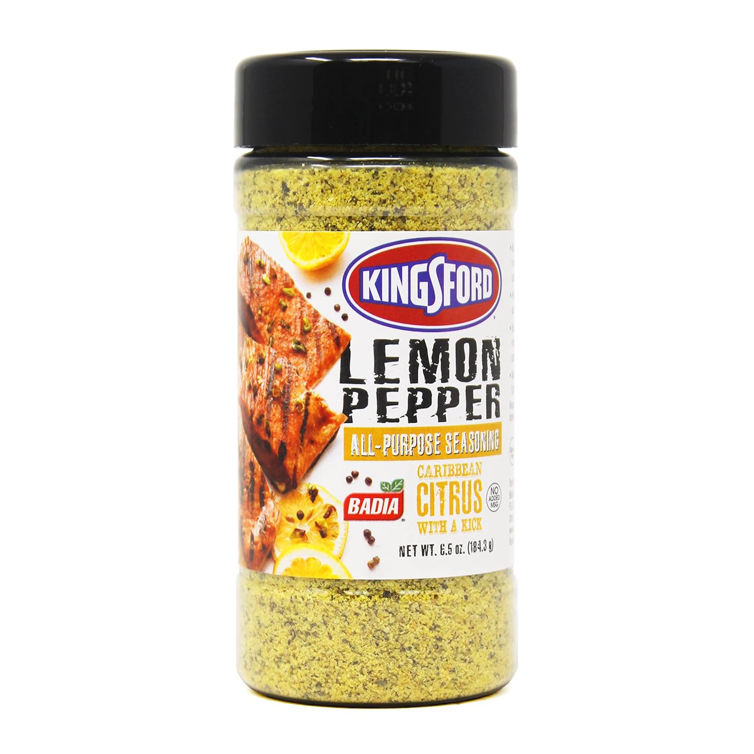 Kingsford Badia Lemon Pepper All-Purpose Seasoning, 6.5 oz (Pack of 1)