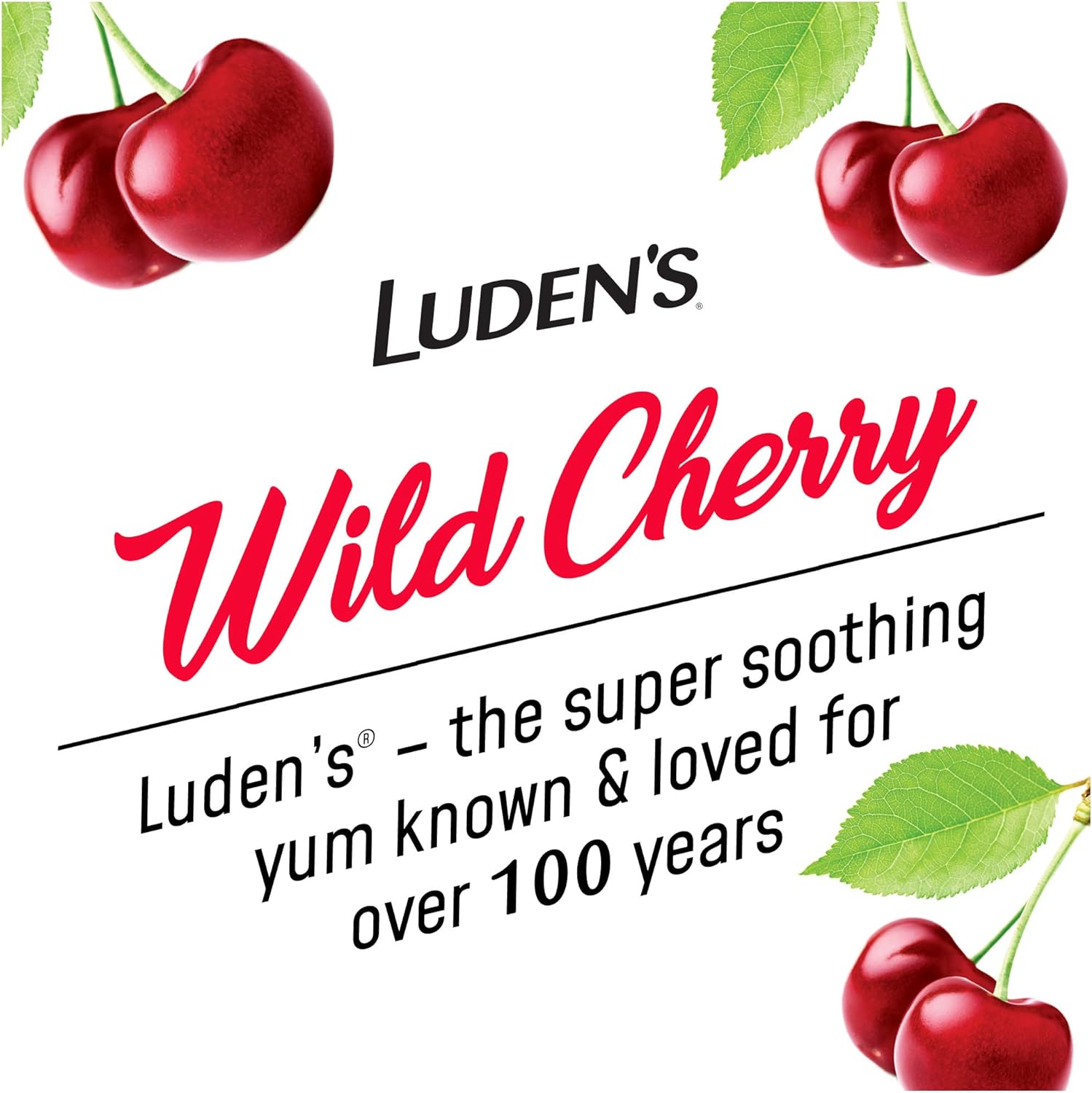 Luden's Soothing Throat Drops, Box Wild Cherry, 20 ct (Pack of 1) : Health & Household