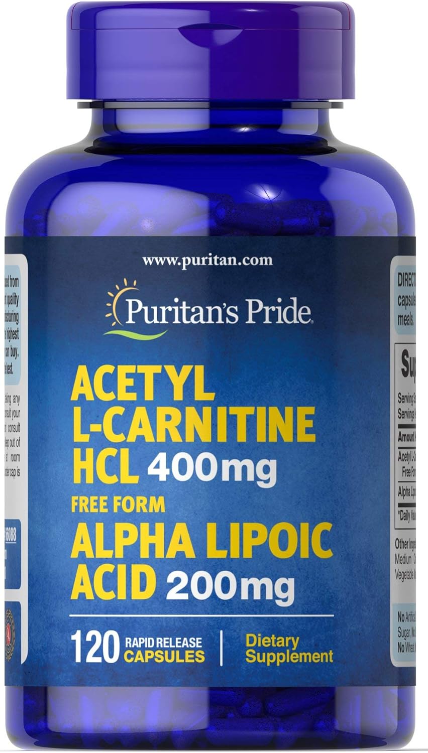 Puritan'S Pride Acetyl L-Carnitine Free Form