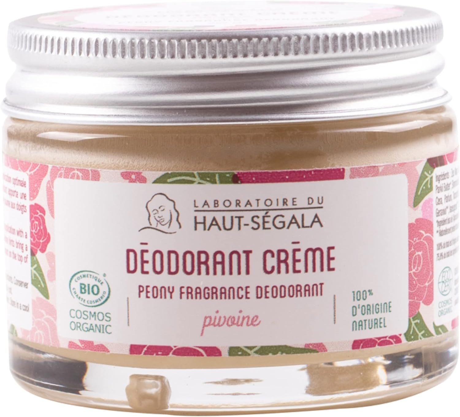 Laboratoire Du Haut-Ségala Peony Fragrance Deodorant Organic 50G