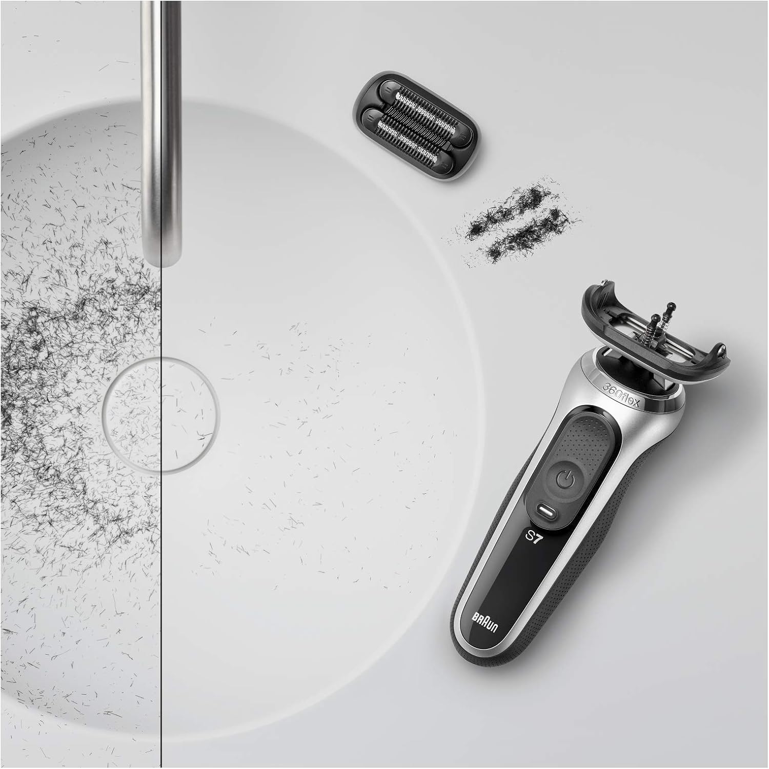 Braun EasyClick Stubble Beard Trimmer Attachment For New Generation Series 5, 6 and 7 Electric Shaver, With Four Different Stubble Lengths, Black : Amazon.co.uk: Health & Personal Care