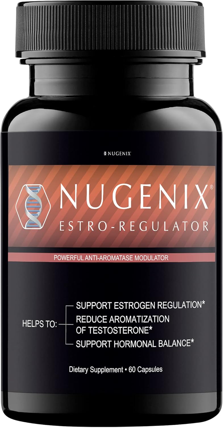 Nugenix Total-T - Free and Total Testosterone Booster for Men Estro-Regulator Bundle : Health & Household