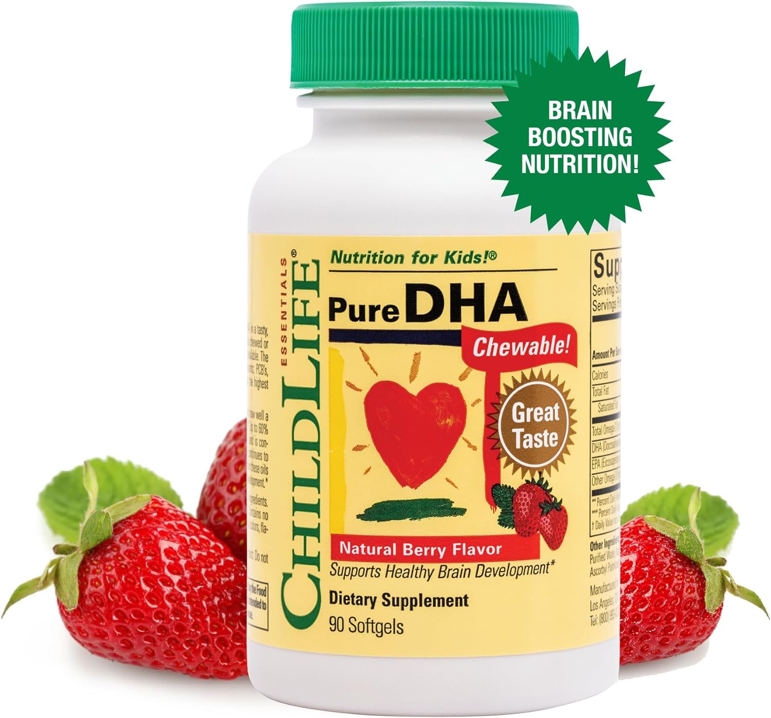 CHILDLIFE ESSENTIALS Pure DHA Dietary Supplement - DHA for Infants & K