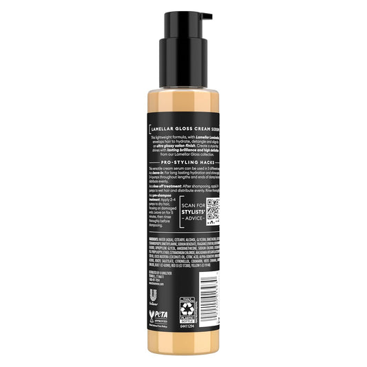 Tresemmé Hydrating & Detangling Cream Serum Lamellar Gloss Ultra Shine Up To 72H 5.7 Fl Oz