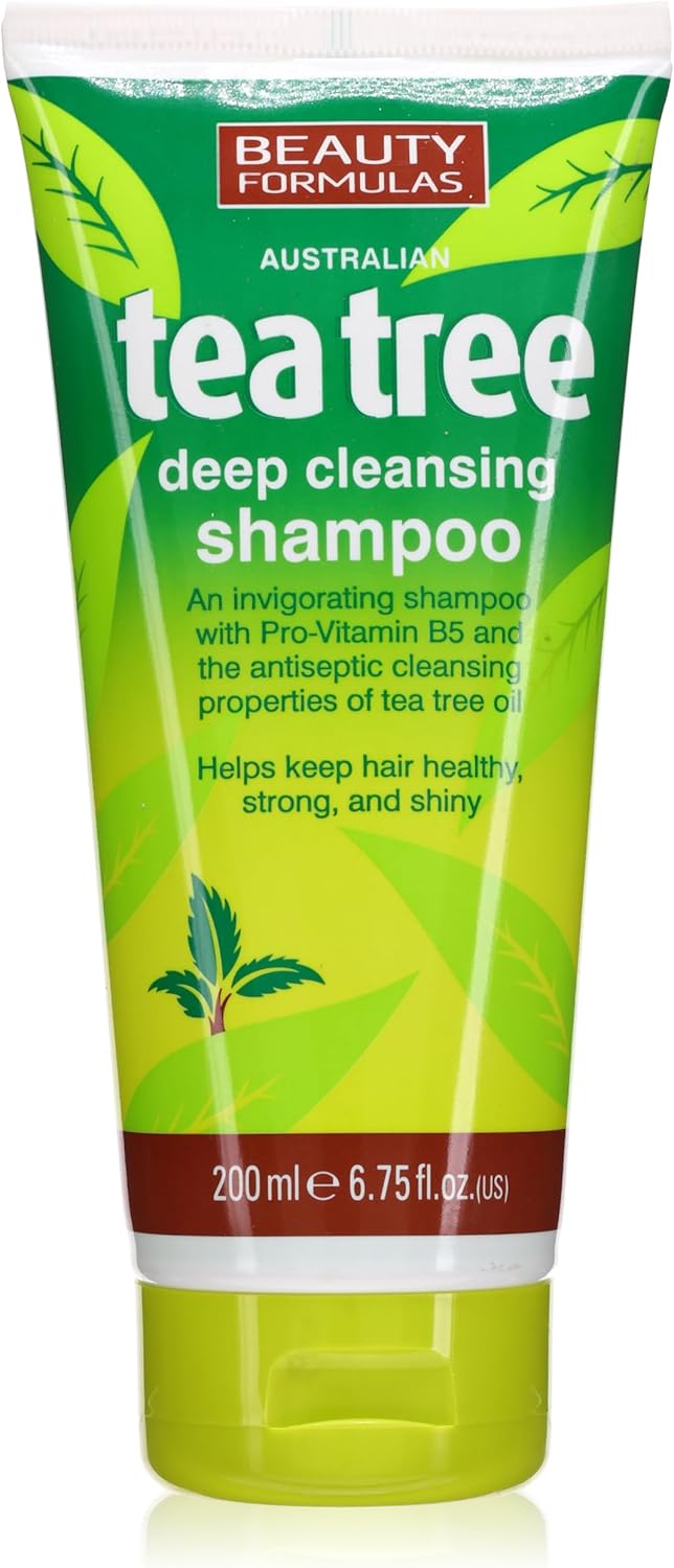 Beauty Formulas Australian Tea Tree Deep Cleansing Shampoo 200 Milliliters