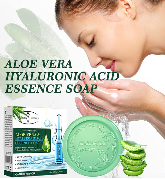 Aichun Beauty Handmade Essence Soap Deep Cleaning Moisturizing Repair Oil Control Skincare 100Ml (Argan Oil & Bamboo Charcoal)