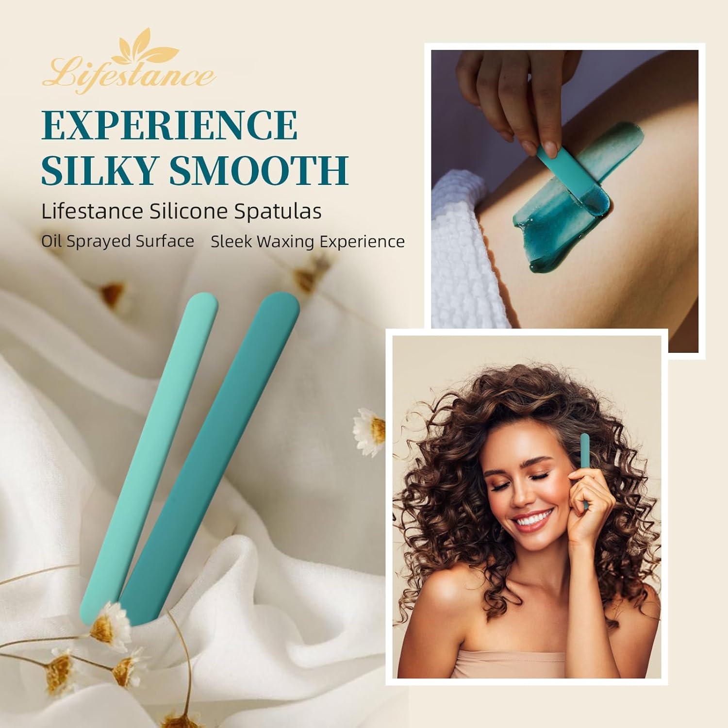 Lifestance Removable Wax Pot Liner With 2 Spatulas For 16Oz Kit, 17 Items, Anti-Scalding Foldable Warmer Bowl & Reusable Sticks, Easy To Clean : Beauty & Personal Care