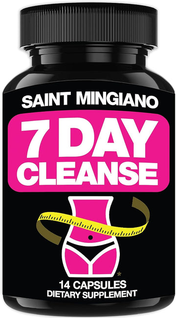 7 Day Cleanse Program | Colon Detox With Natural Laxative For Constipation & Bloating | Extra-Strength Senna Leaf Supplements | Strong For Some People