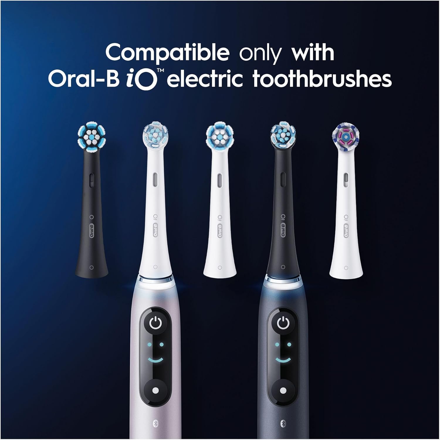 Oral-B iO Ultimate Clean Original Electric Toothbrush Head, Twisted & Angled Bristles for Deeper Plaque Removal, Pack of 6 Toothbrush Heads, Suitable for Mailbox, Black : Amazon.co.uk: Health & Personal Care