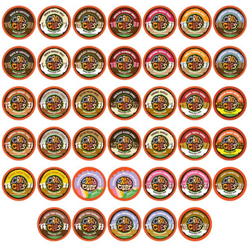 Crazy Cups Flavored Decaf Coffee, For The Keurig K Cups Coffee 2.0 Brewers, Variety Pack Sampler, 40 Count