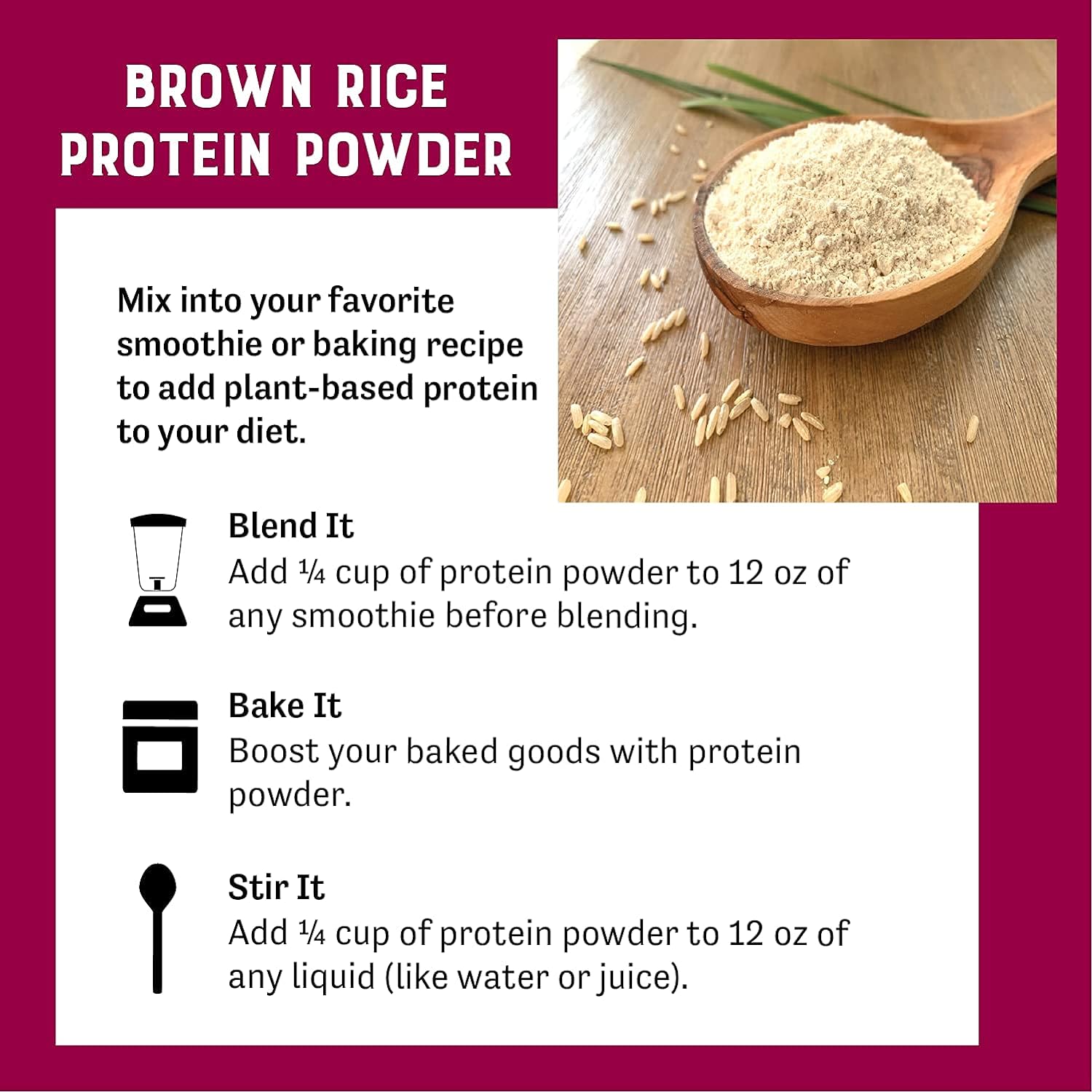 Judee’s Brown Rice Protein Powder (80% Protein) 3 lb - 100% Non-GMO and Sprouted - Dairy-Free and Keto-Friendly - Gluten-Free and Soy-Free - Plant-Based Protein : Health & Household