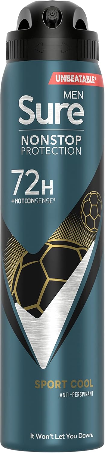Sure Sport Cool Anti-Perspirant 72H Protection, 250Ml