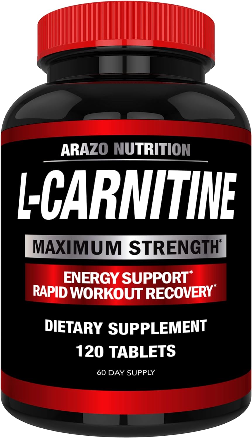 Super Strength L-Carnitine 1000mg Servings Plus Calcium for Boosted Me