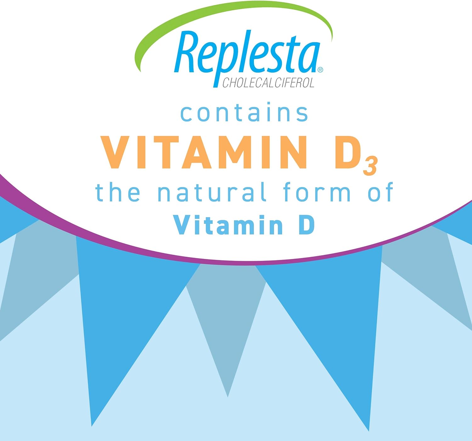 Replesta NX 14,000 IU Vitamin D3 Cholecalciferol, for Vitamin D Deficiency, Once-Weekly Chewable Wafer, Non-GMO, Natural Orange Flavor, 8 Tablets : Health & Household