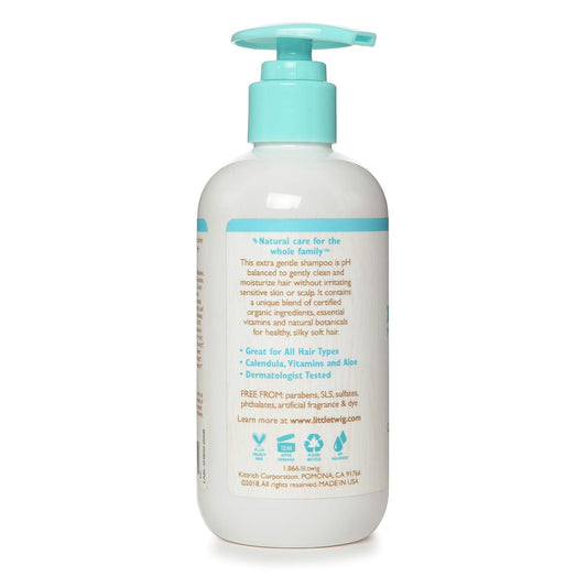 Little Twig Fragrance-Free Shampoo, Hair Shampoo with Natural Plant Derived Formula, Vegan, Gluten-Free, Perfect for Newborns, 8.5 fl. oz