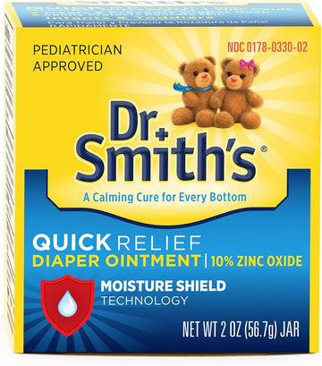 Dr. Smith's Quick Relief Diaper Rash Ointment, 2 Ounce - Pack of 2