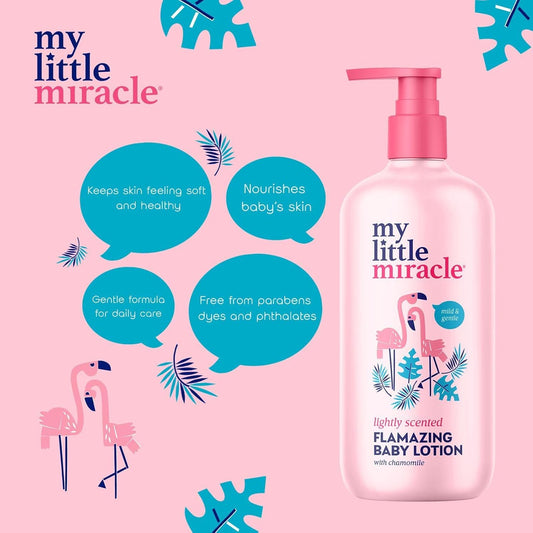 My Little Miracle Baby Care Set, Baby Bubble Bath, Baby Lotion And Baby Oil 500Ml, Ideal For All Skin Types, Newborn & Up
