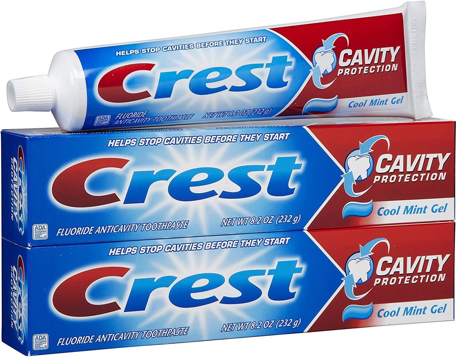 Crest Cavity Protection Gel Toothpaste - 8.2 Oz - 2 Pk : Health & Household