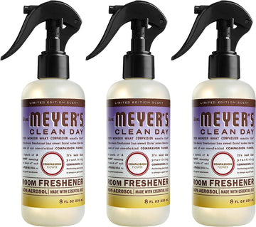Mrs. Meyer'S Clean Day Room And Air Freshener Spray, Non-Aerosol Spray Bottle Infused With Essential Oils, Apple Cider, 8 Fl. Oz