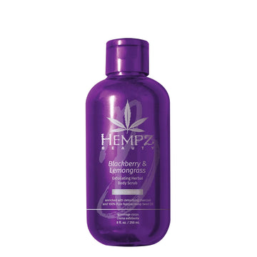 Hempz Blackberry & Lemongrass Exfoliating Body Scrub, 8 Oz