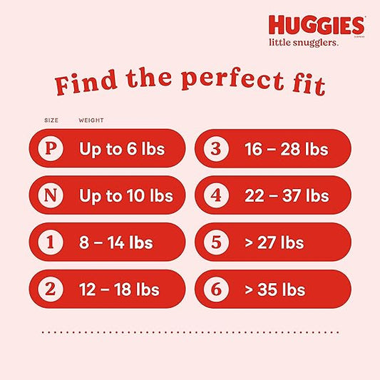 Huggies Newborn Diapers, Little Snugglers Baby Diapers, Size Newborn (up to 10 lbs), 31 Count