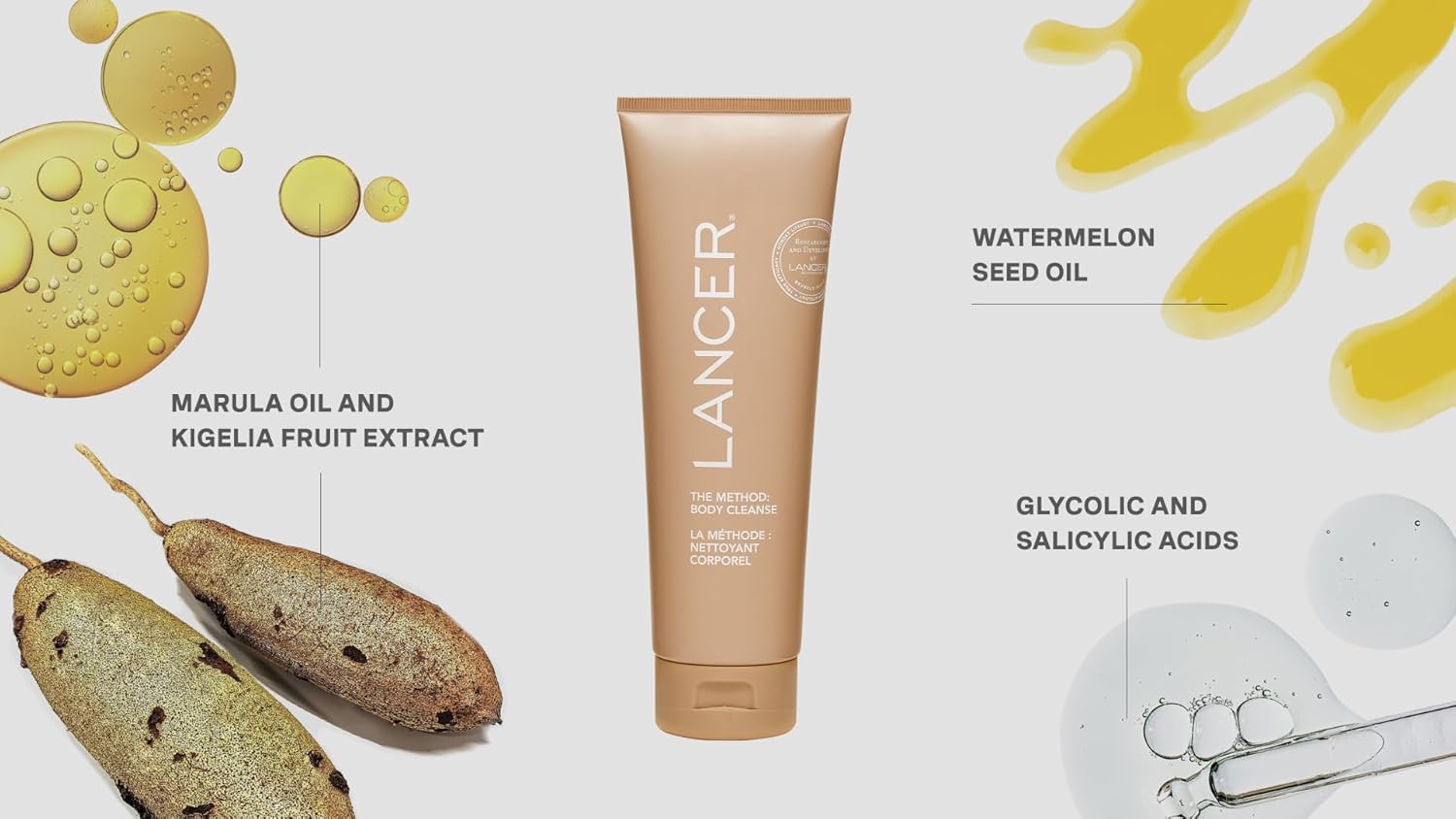 Lancer Skincare The Method: Body Cleanse, Daily Foaming Body Cleanser With Salicylic Acid And Glycolic Acid, Gentle Exfoliator Cleaner 8.1 Fl Oz (C104) : Beauty & Personal Care