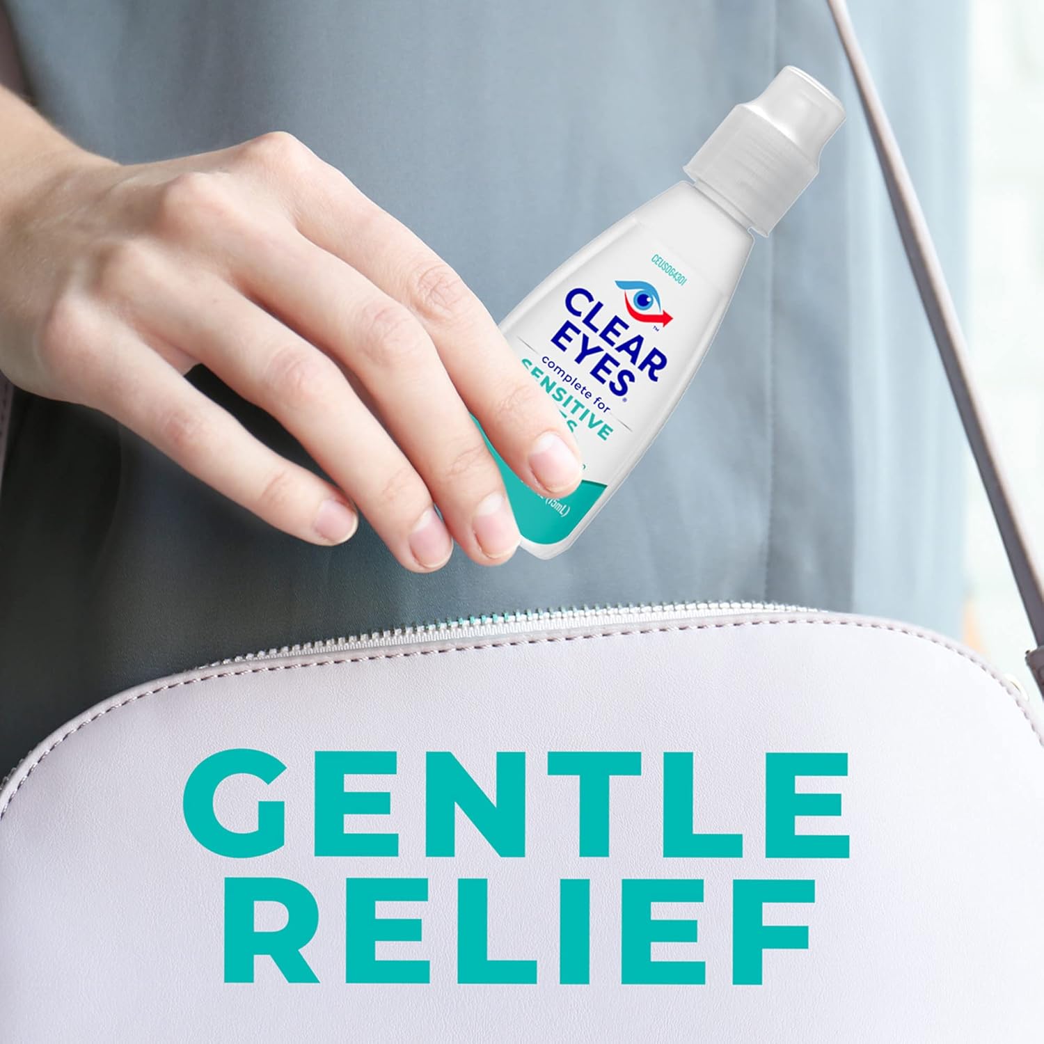 Clear Eyes For Sensitive Eyes, Redness Reliever Eye Drops, 0.5 Oz : Health & Household