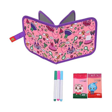 Erasable Doodle Book Set – Reusable Drawing Pad with Markers for Kids, Portable Travel Art Toy for Road Trips, Games & Learning