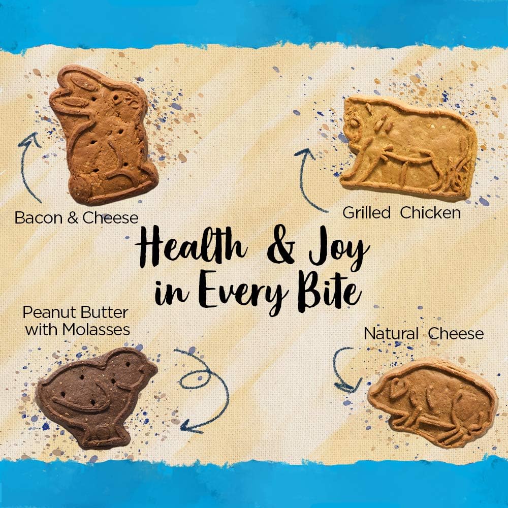 Blue Dog Bakery Natural Dog Treats, More Crunch Large, Assorted Flavors, 18oz Box, 1 Box : Pet Snack Treats : Pet Supplies