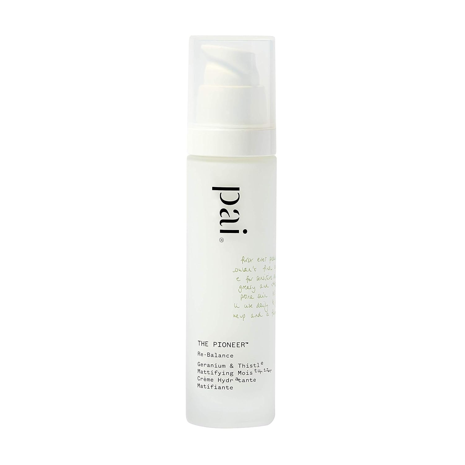 Pai Skincare - The Pioneer: Geranium + Thistle Mattifying Moisturizer | Natural, Vegan, Sensitive Skincare (1.7 Fl Oz | 50 Ml)