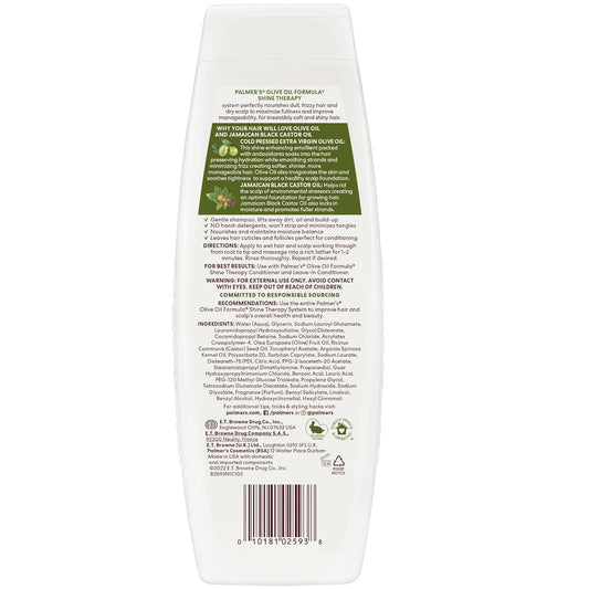 Palmer's Olive Oil Formula Smoothing Shampoo for Frizz-Prone Hair, 13.5 Ounce (Pack of 2)…