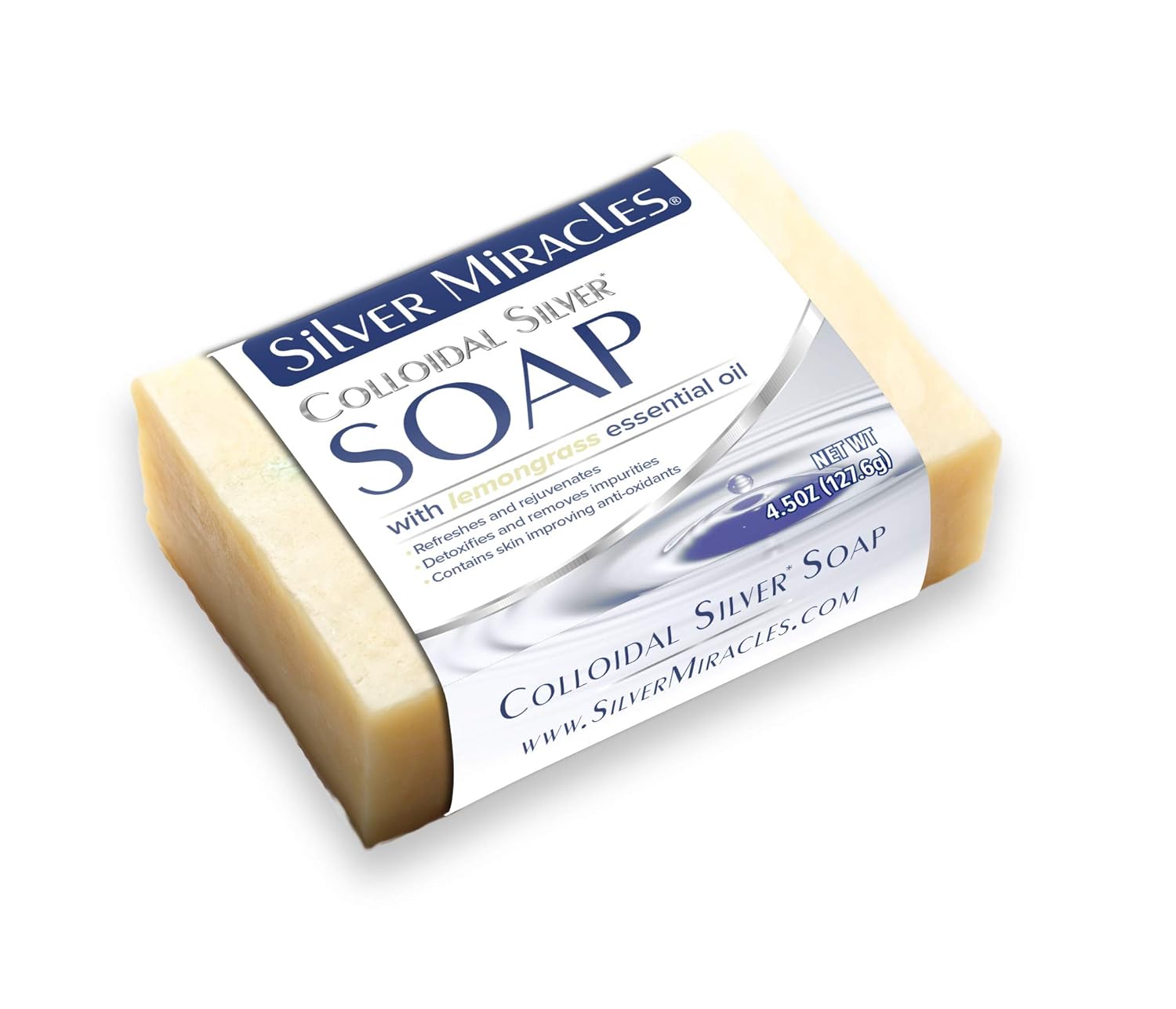 Sillver Miracles Colloidal Silver Soap With Lemon Grass Oil : Health & Household