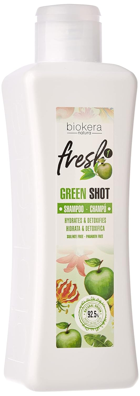 Salerm Biokera Fresh Green Shot Shampoo For Unisex, 10.8 Ounce
