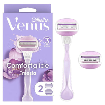 Gillette Venus Comfortglide Freesia Women'S Razor - 1 Handle + 2 Refills