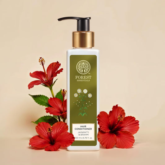 Forest Essentials Hair Conditioner, Japapatti And Brahmi, 200Ml