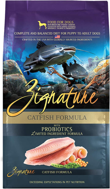 Zignature Catfish Limited Ingredient Formula Formula Dry Dog Food 12.5Lb