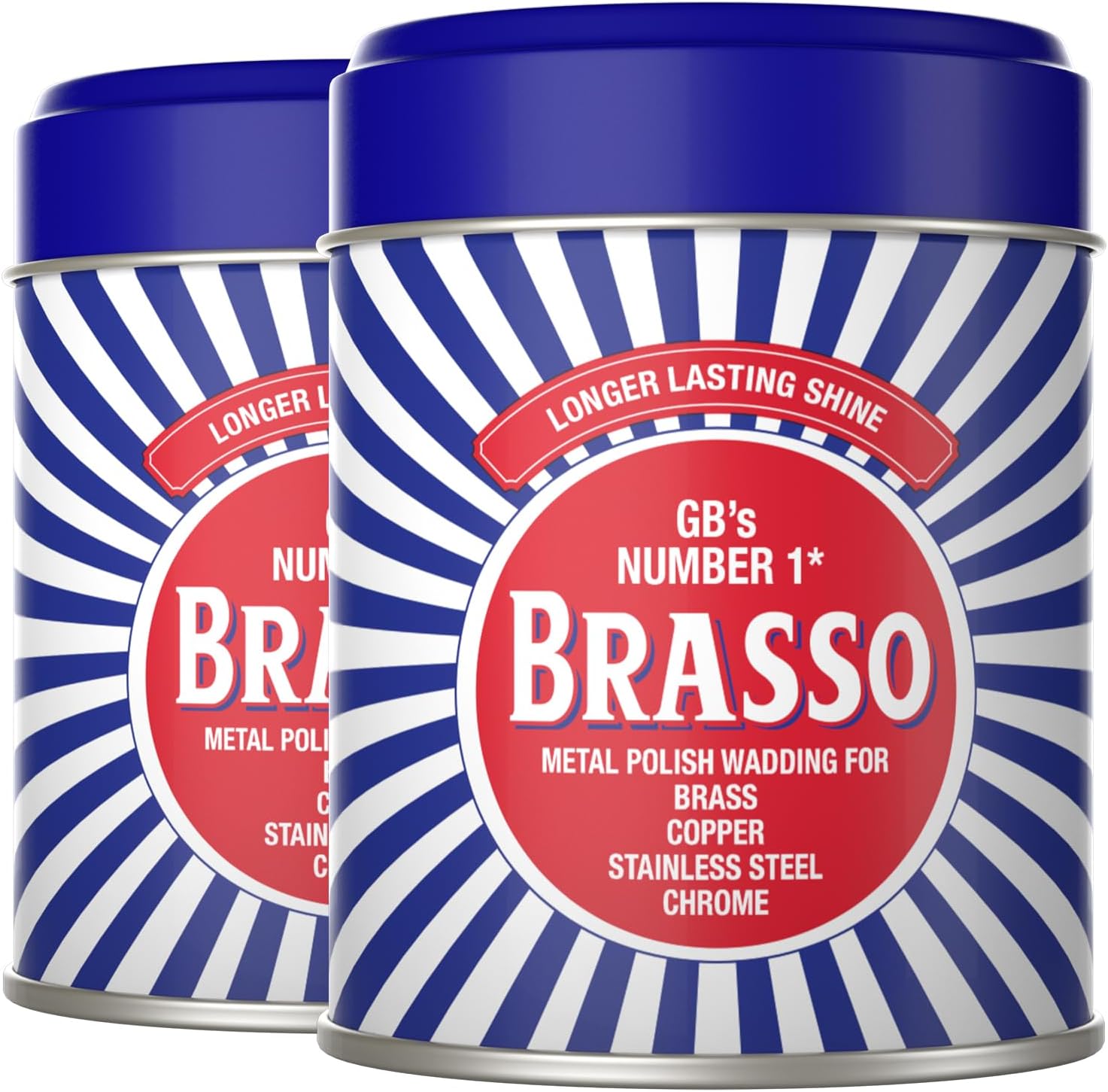Brasso Metal Polisher Wadding For Brass, Copper, Stainless Steel & Chrome 2 X 175Ml