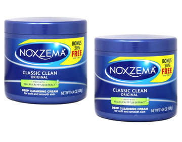 Noxzema Deep Cleansing Cream 12 Ounce, 2 Pack