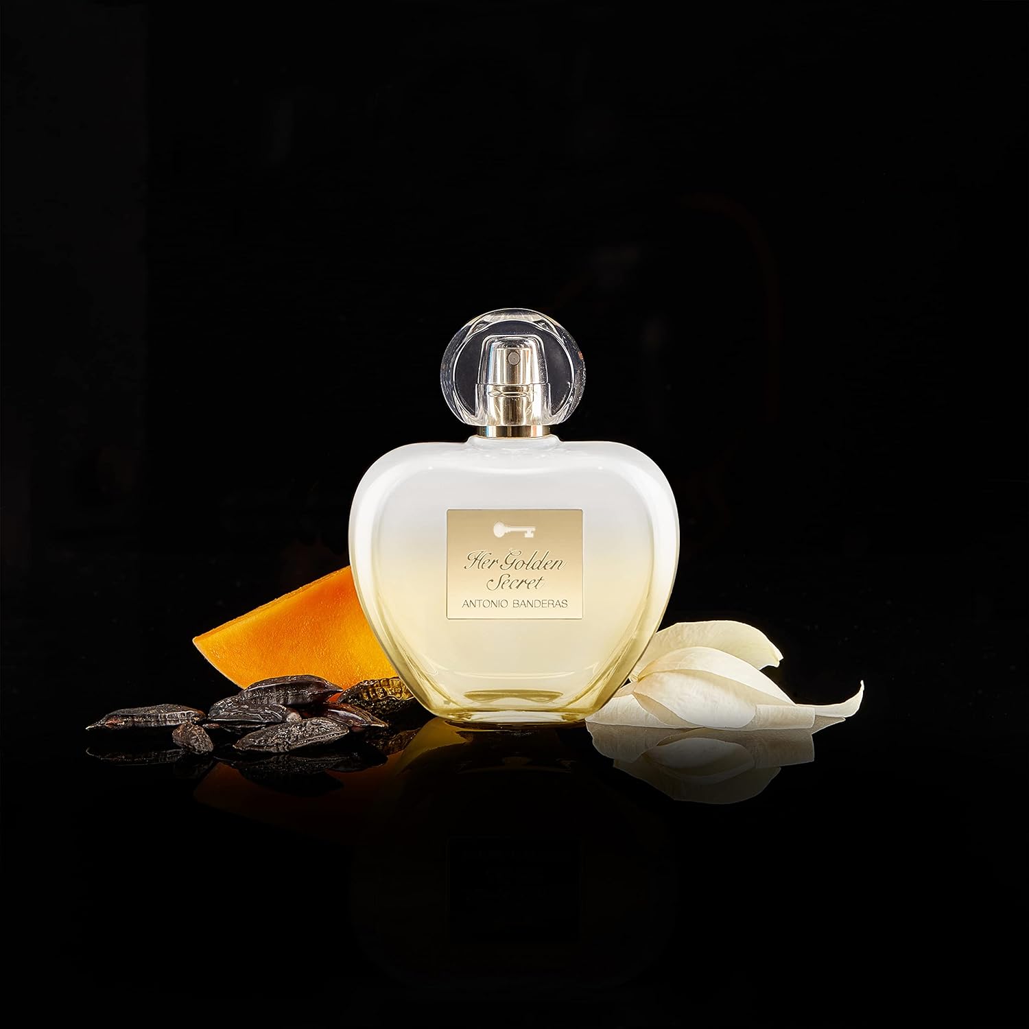 Banderas Perfumes - Her golden secret - Eau de toilette Spray for Women - Long Lasting - Femenine, Charming and Romantic Fragance - Fruity, Floral and Vanilla Notes - 50 ml : Amazon.co.uk: Beauty