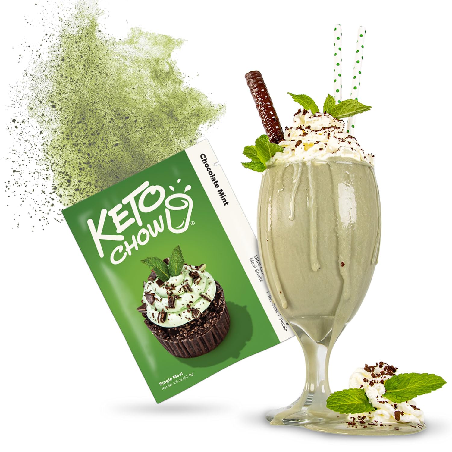 Keto Chow Chocolate Mint - 1 Meal Pack