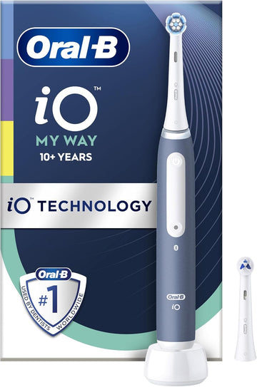 Oral-B Kids Electric Toothbrush, Christmas Gifts For Kids, 1 Toothbrush Head, With Kid-Friendly Sensitive Mode, For Junior Kids Ages 6+, 2 Pin Uk Plug, Purple