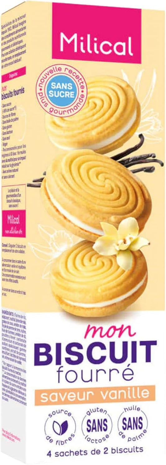 Milical My Biscuit Filled 8 Biscuits - Vanilla