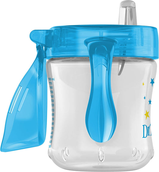 Dr. Brown'S Transition Sippy Cup With Soft Spout - Blue - 6Oz - 6M+