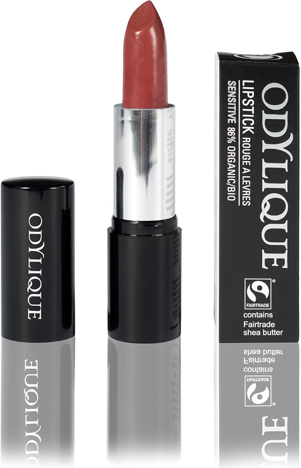 Odylique - Organic Lipstick Dark Red (Fig Fondant) - 100% Natural Ingredients - With Organic Plant Oils – Lipstick For Sensitive Eyes