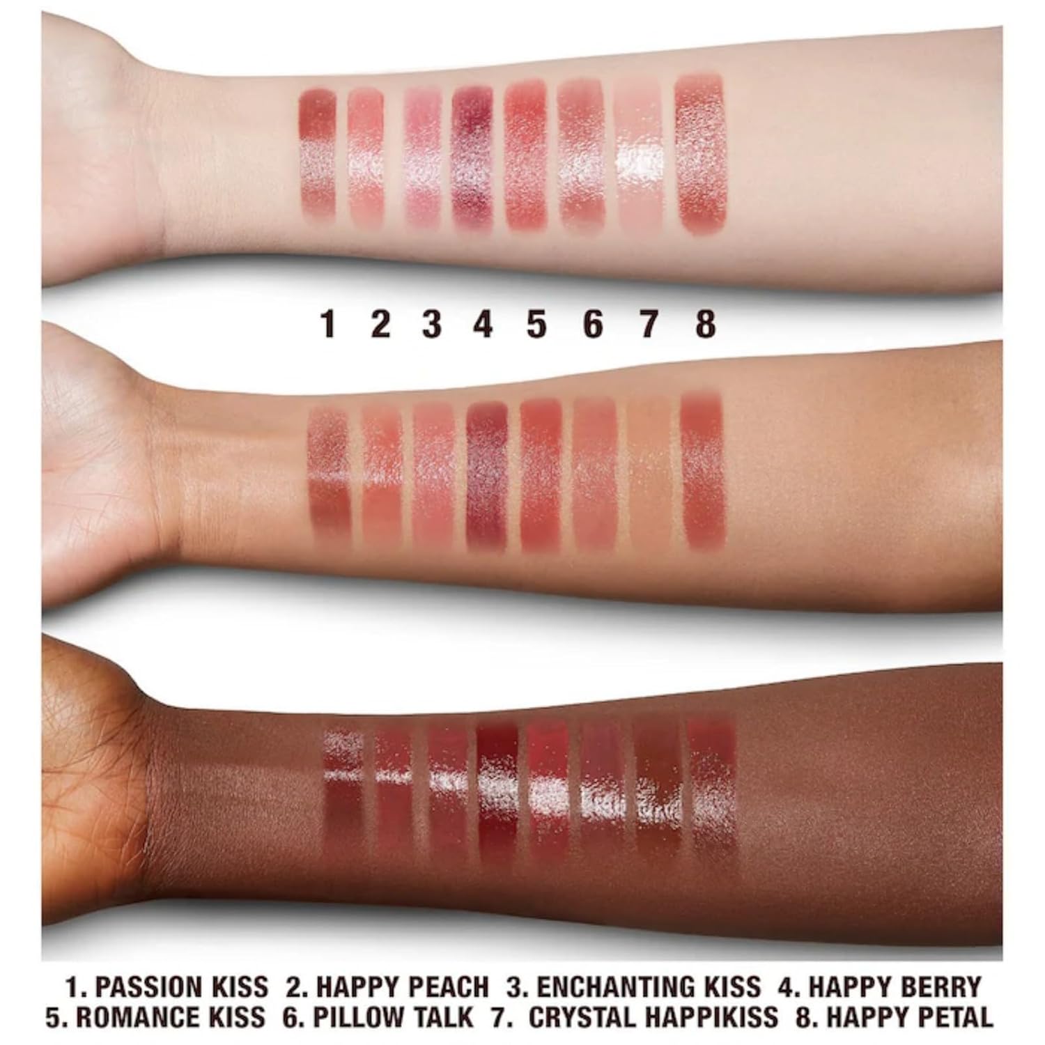Charlotte Tilbury Pillow Talk Happikiss Hyaluronic Lip Balm Lipstick : Beauty & Personal Care