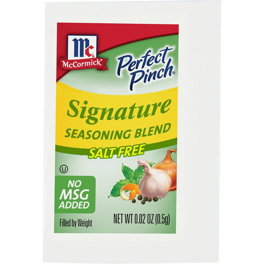 Mccormick Perfect Pinch Signature Seasoning Packets, 500 Count - 500 Count Packets Of Signature Seasoning Blend Made With 14 All-Purpose Herbs And Spices